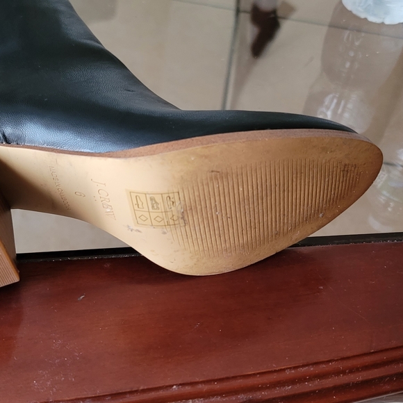 💗 Jcrew Leather Boots 3 1/2 Inches - Picture 10 of 11